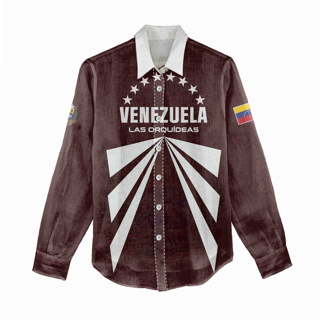 Custom Venezuela Rugby Women Casual Shirt Las Orquideas Go Champions