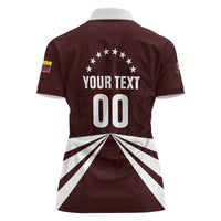 Custom Venezuela Rugby Women Polo Shirt Las Orquideas Go Champions