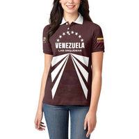 Custom Venezuela Rugby Women Polo Shirt Las Orquideas Go Champions