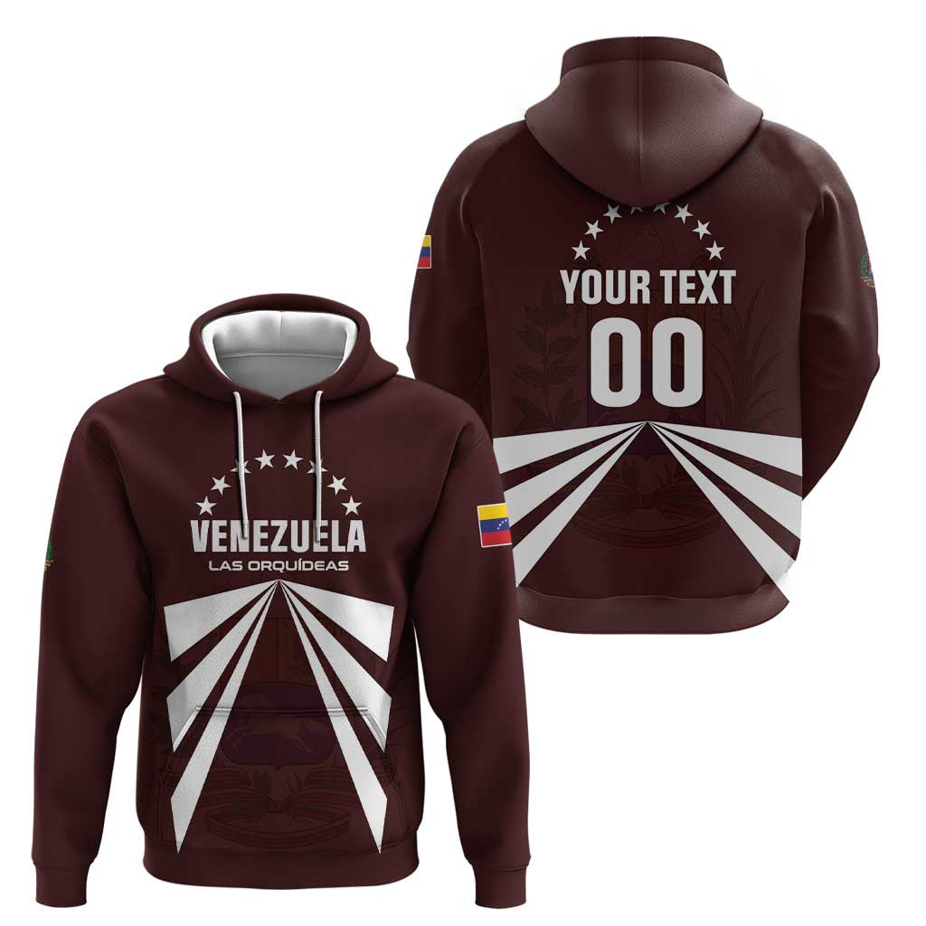 Custom Venezuela Rugby Zip Hoodie Las Orquideas Go Champions