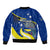 Curacao Bomber Jacket Coat Of Arms With Map Special Version - Wonder Print Shop