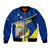 Custom Curacao Bomber Jacket Coat Of Arms With Map Special Version - Wonder Print Shop