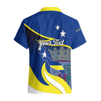 Custom Curacao Hawaiian Shirt Coat Of Arms With Map Special Version - Wonder Print Shop