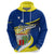 Custom Curacao Hoodie Coat Of Arms With Map Special Version - Wonder Print Shop