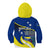 Custom Curacao Kid Hoodie Coat Of Arms With Map Special Version - Wonder Print Shop