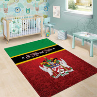 Saint Kitts and Nevis Royal Pattern Area Rug - Wonder Print Shop