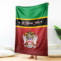 Saint Kitts and Nevis Royal Pattern Blanket - Wonder Print Shop
