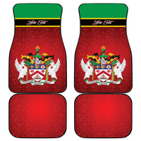 Saint Kitts and Nevis Royal Pattern Car Mats - Wonder Print Shop