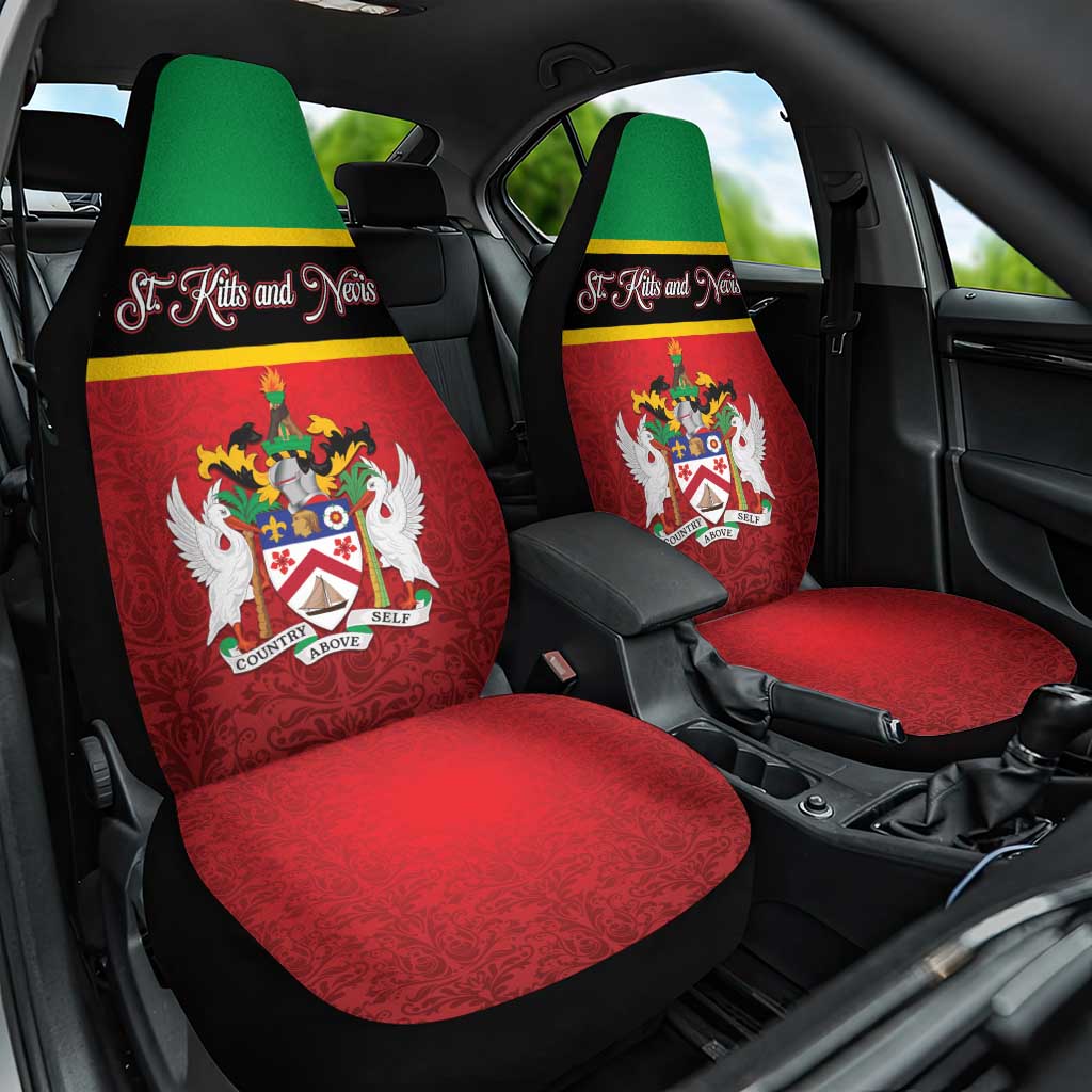 Saint Kitts and Nevis Royal Pattern Car Seat Cover - Wonder Print Shop
