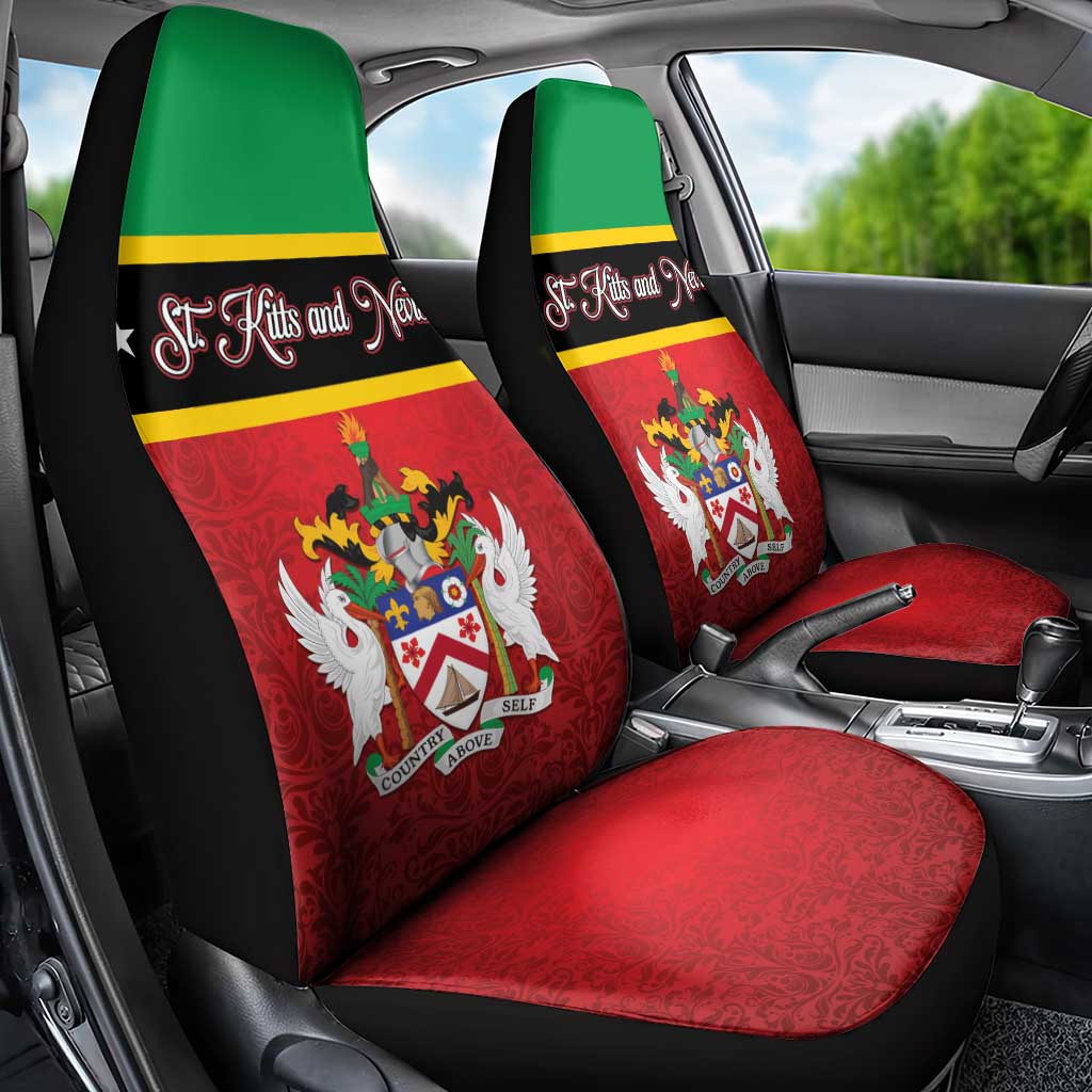 Saint Kitts and Nevis Royal Pattern Car Seat Cover - Wonder Print Shop
