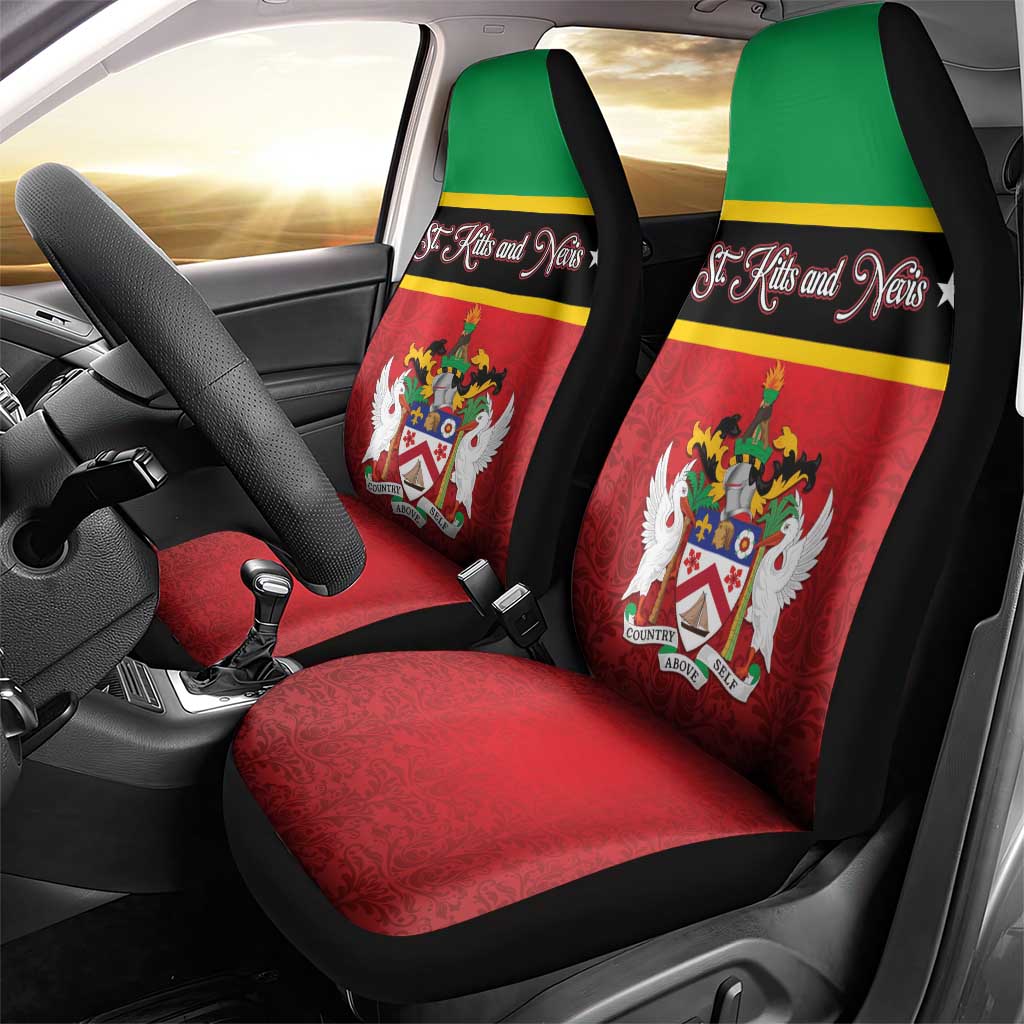 Saint Kitts and Nevis Royal Pattern Car Seat Cover - Wonder Print Shop