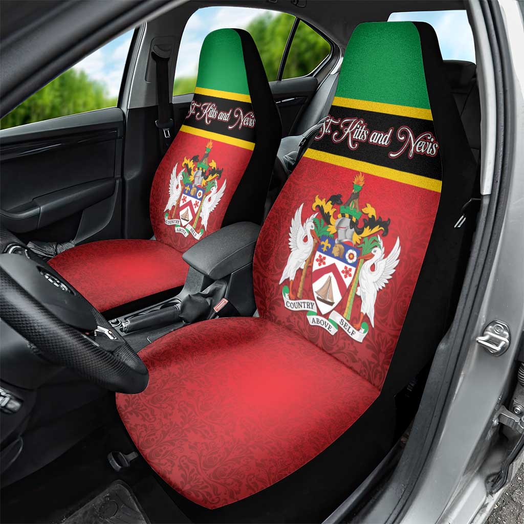Saint Kitts and Nevis Royal Pattern Car Seat Cover - Wonder Print Shop