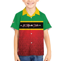 Personalized Saint Kitts and Nevis Royal Pattern Family Matching Off The Shoulder Long Sleeve Dress and Hawaiian Shirt - Wonder Print Shop