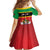 Personalized Saint Kitts and Nevis Royal Pattern Family Matching Off Shoulder Short Dress and Hawaiian Shirt - Wonder Print Shop
