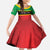 Personalized Saint Kitts and Nevis Royal Pattern Family Matching Summer Maxi Dress and Hawaiian Shirt - Wonder Print Shop