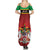 Personalized Saint Kitts and Nevis Royal Pattern Family Matching Summer Maxi Dress and Hawaiian Shirt - Wonder Print Shop