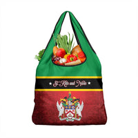 Saint Kitts and Nevis Royal Pattern Grocery Bag - Wonder Print Shop