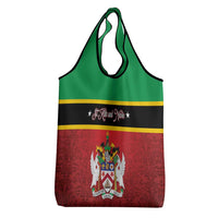 Saint Kitts and Nevis Royal Pattern Grocery Bag - Wonder Print Shop