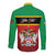 Personalized Saint Kitts and Nevis Royal Pattern Long Sleeve Button Shirt - Wonder Print Shop