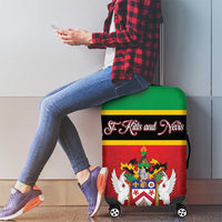 Saint Kitts and Nevis Royal Pattern Luggage Cover - Wonder Print Shop