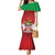 Personalized Saint Kitts and Nevis Royal Pattern Mermaid Dress - Wonder Print Shop