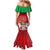 Personalized Saint Kitts and Nevis Royal Pattern Mermaid Dress - Wonder Print Shop