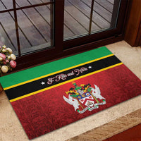 Saint Kitts and Nevis Royal Pattern Rubber Doormat - Wonder Print Shop