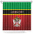 Saint Kitts and Nevis Royal Pattern Shower Curtain - Wonder Print Shop