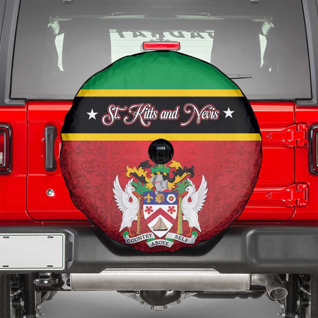 Saint Kitts and Nevis Royal Pattern Spare Tire Cover - Wonder Print Shop