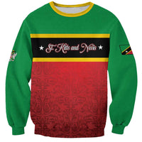 Personalized Saint Kitts and Nevis Royal Pattern Sweatshirt - Wonder Print Shop