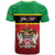 Personalized Saint Kitts and Nevis Royal Pattern T Shirt - Wonder Print Shop