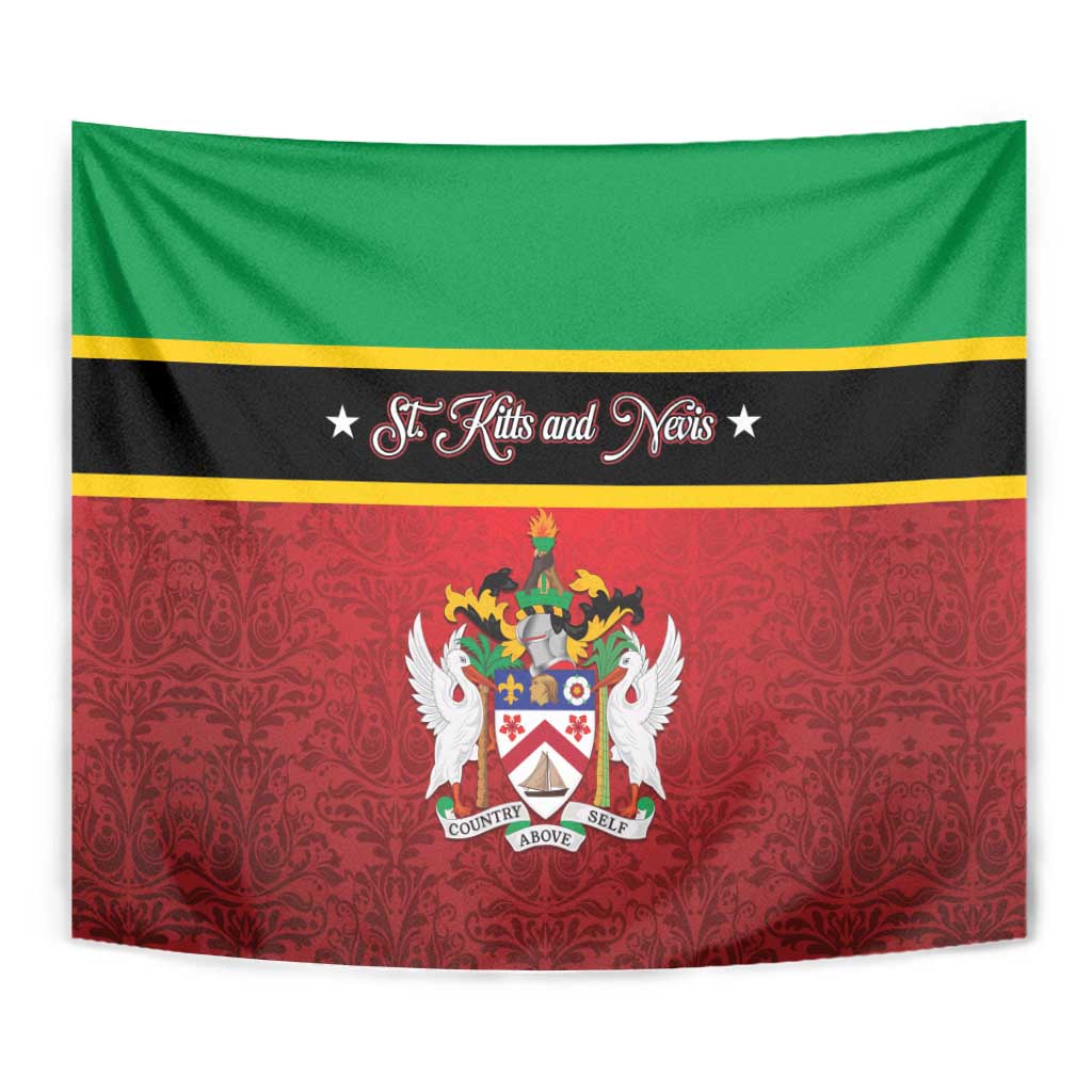 Saint Kitts and Nevis Royal Pattern Tapestry - Wonder Print Shop