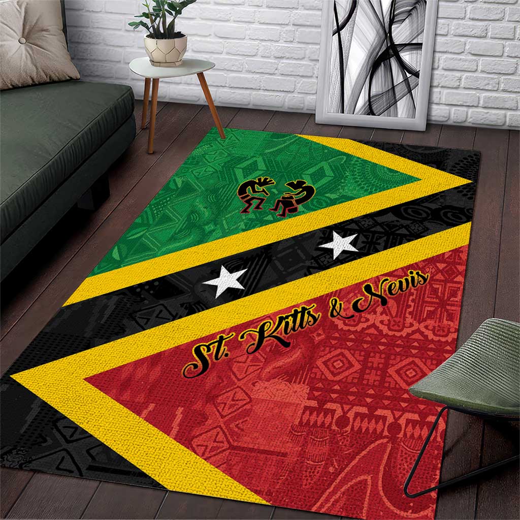 Saint Kitts and Nevis Culturama Area Rug African Pattern - Wonder Print Shop