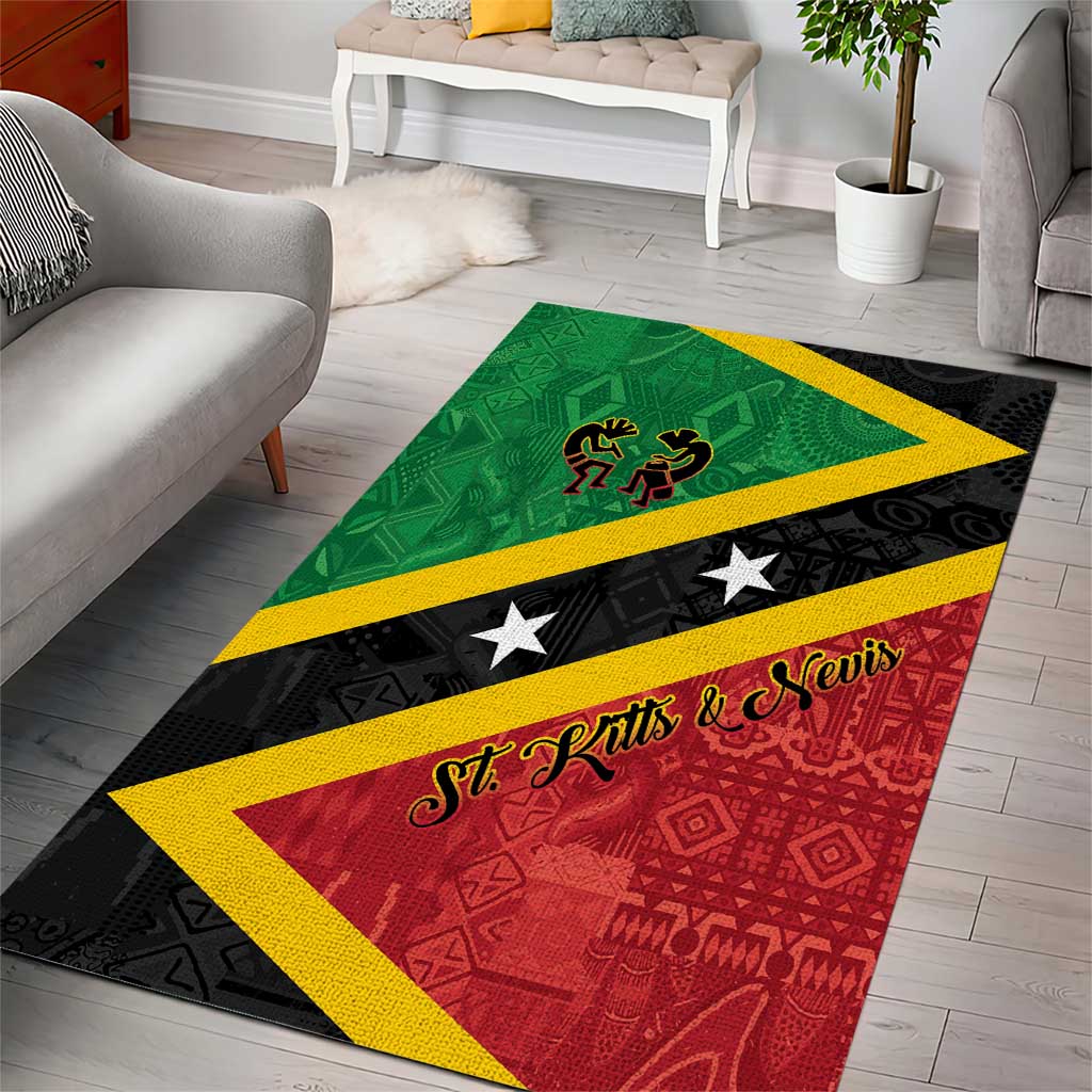 Saint Kitts and Nevis Culturama Area Rug African Pattern - Wonder Print Shop