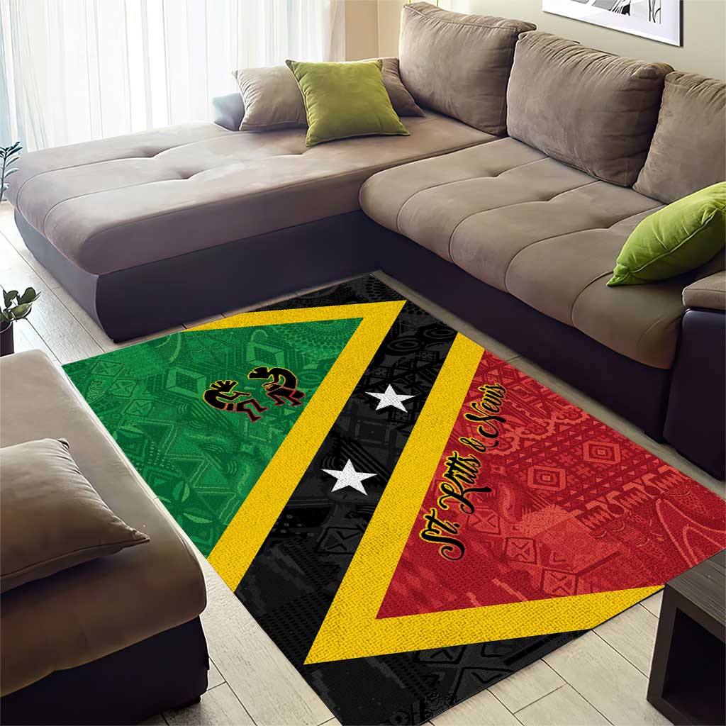 Saint Kitts and Nevis Culturama Area Rug African Pattern - Wonder Print Shop