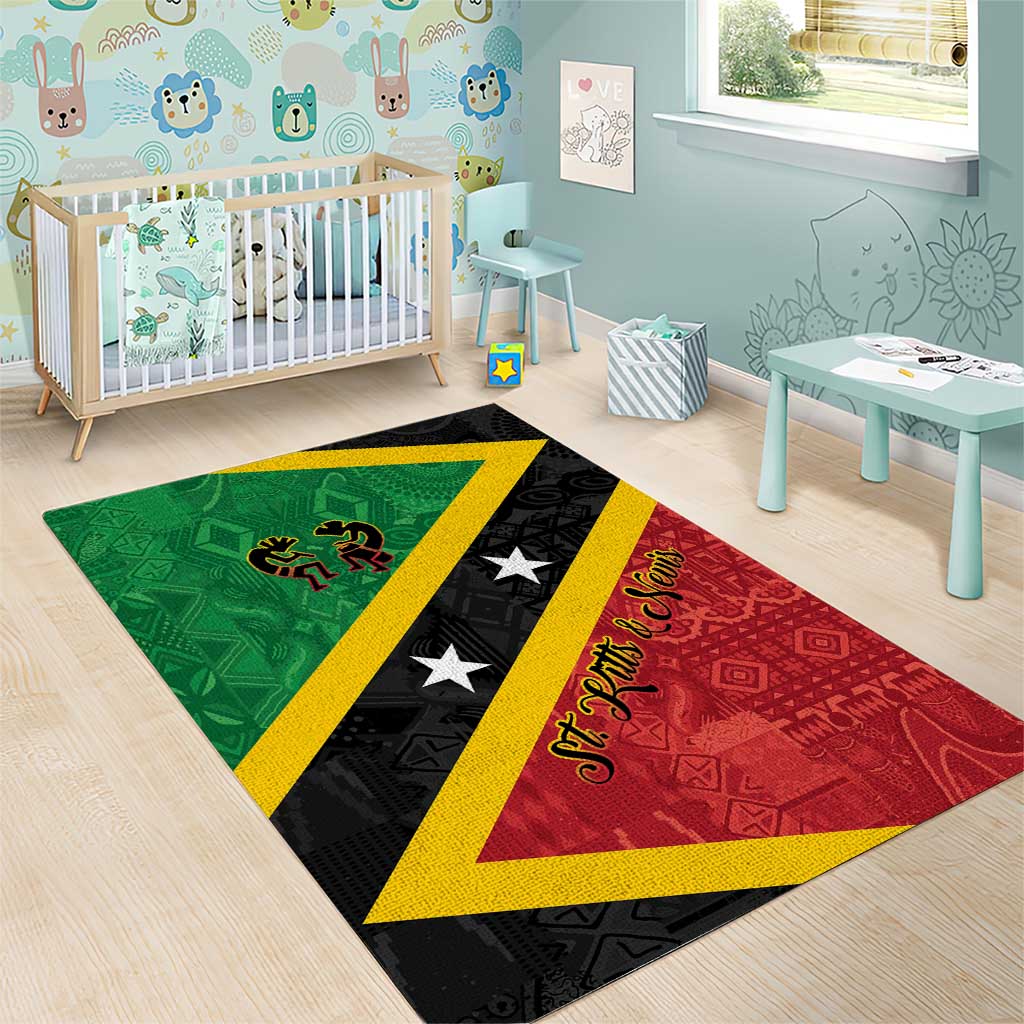 Saint Kitts and Nevis Culturama Area Rug African Pattern - Wonder Print Shop