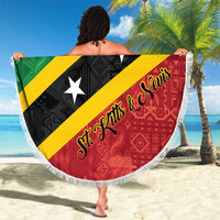 Saint Kitts and Nevis Culturama Beach Blanket African Pattern - Wonder Print Shop