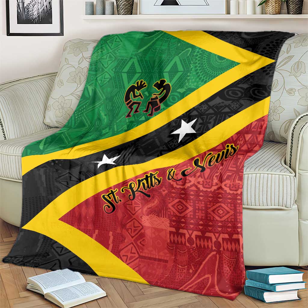 Saint Kitts and Nevis Culturama Blanket African Pattern - Wonder Print Shop