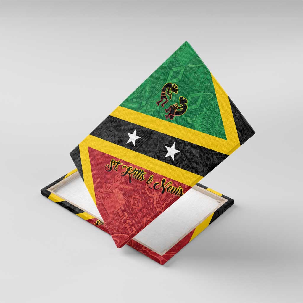 Saint Kitts and Nevis Culturama Canvas Wall Art African Pattern - Wonder Print Shop