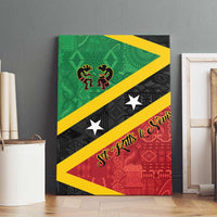 Saint Kitts and Nevis Culturama Canvas Wall Art African Pattern - Wonder Print Shop