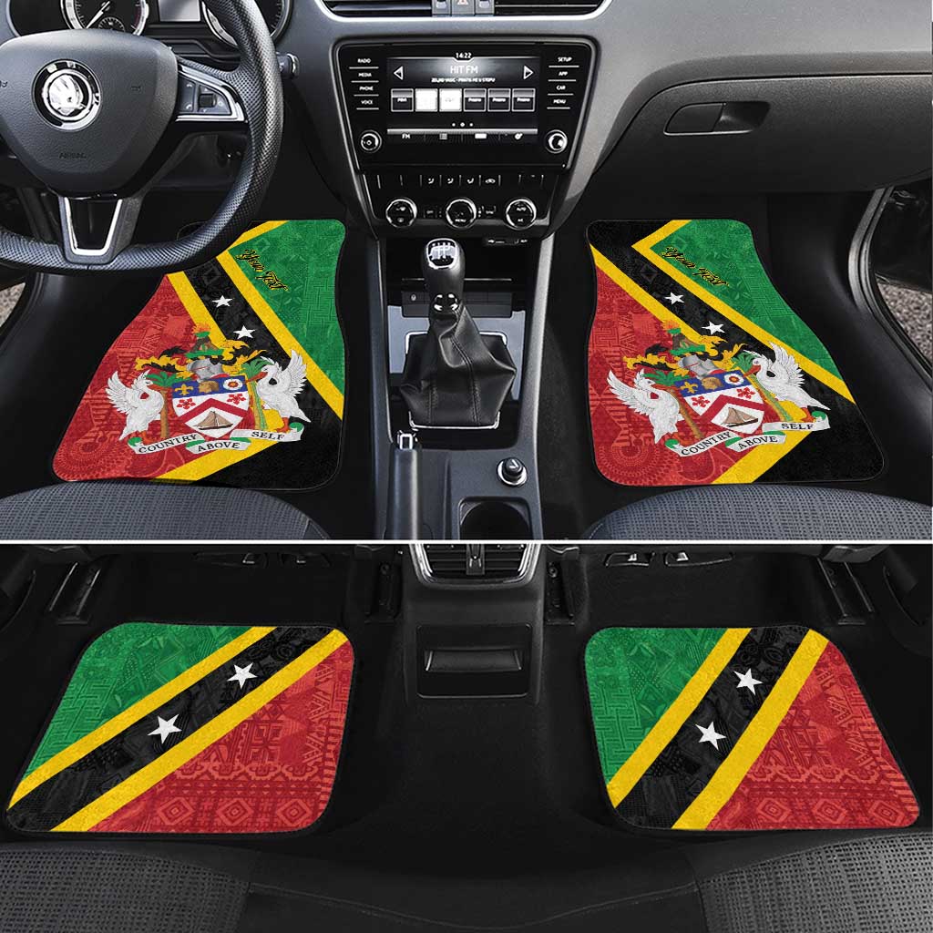 Saint Kitts and Nevis Culturama Car Mats African Pattern - Wonder Print Shop