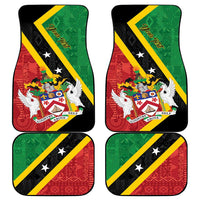 Saint Kitts and Nevis Culturama Car Mats African Pattern - Wonder Print Shop