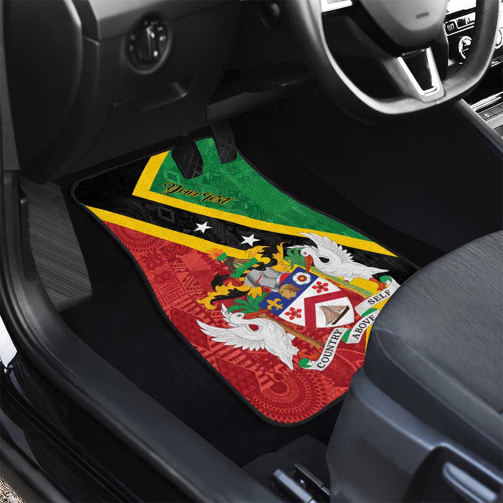 Saint Kitts and Nevis Culturama Car Mats African Pattern - Wonder Print Shop