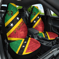 Saint Kitts and Nevis Culturama Car Seat Cover African Pattern - Wonder Print Shop