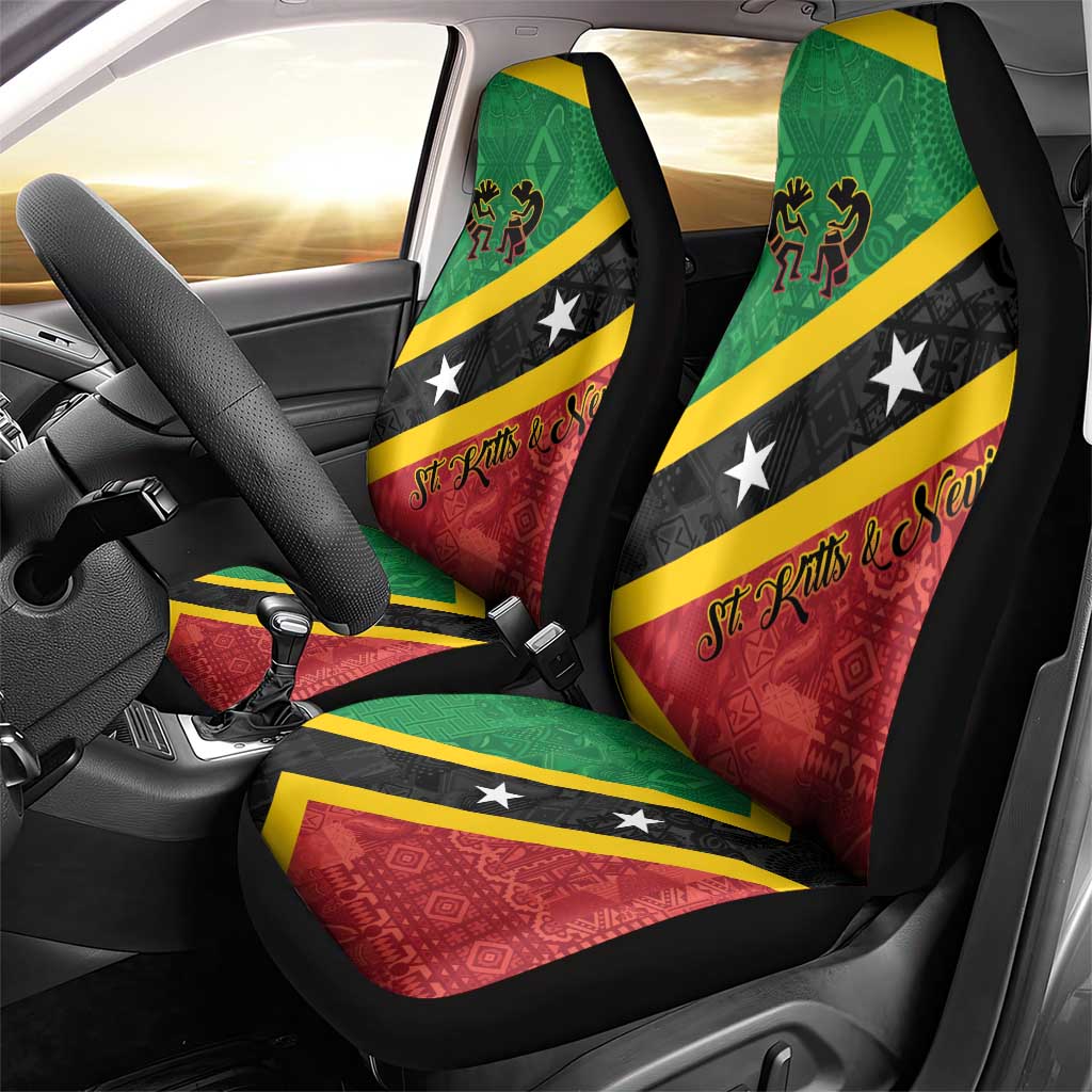 Saint Kitts and Nevis Culturama Car Seat Cover African Pattern - Wonder Print Shop