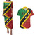Personalized Saint Kitts and Nevis Culturama Couples Matching Puletasi and Hawaiian Shirt African Pattern - Wonder Print Shop