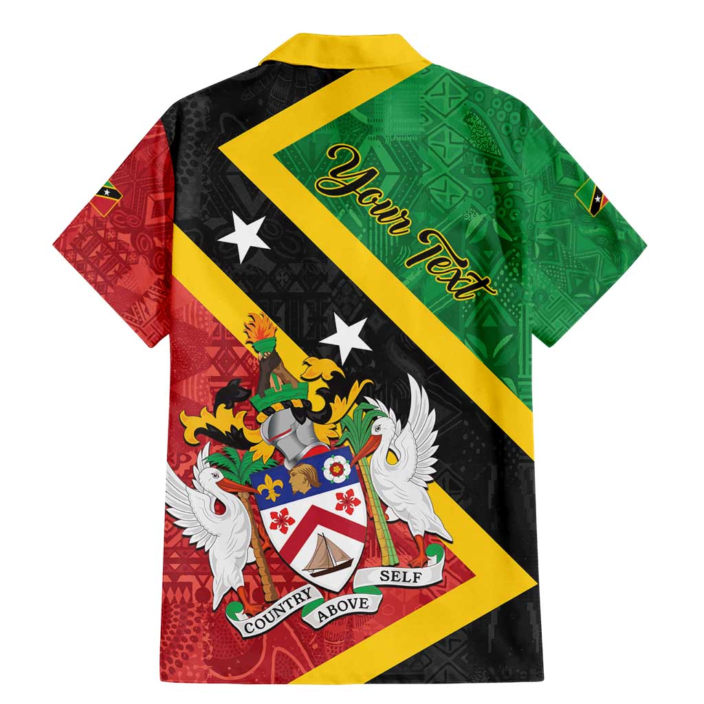 Personalized Saint Kitts and Nevis Culturama Family Matching Mermaid Dress and Hawaiian Shirt African Pattern - Wonder Print Shop