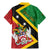 Personalized Saint Kitts and Nevis Culturama Family Matching Mermaid Dress and Hawaiian Shirt African Pattern - Wonder Print Shop