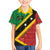 Personalized Saint Kitts and Nevis Culturama Family Matching Off Shoulder Maxi Dress and Hawaiian Shirt African Pattern - Wonder Print Shop