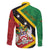 Personalized Saint Kitts and Nevis Culturama Family Matching Puletasi and Hawaiian Shirt African Pattern - Wonder Print Shop